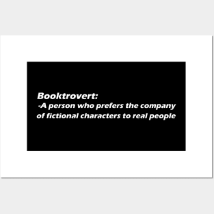 Booktrovert - tshirt Posters and Art